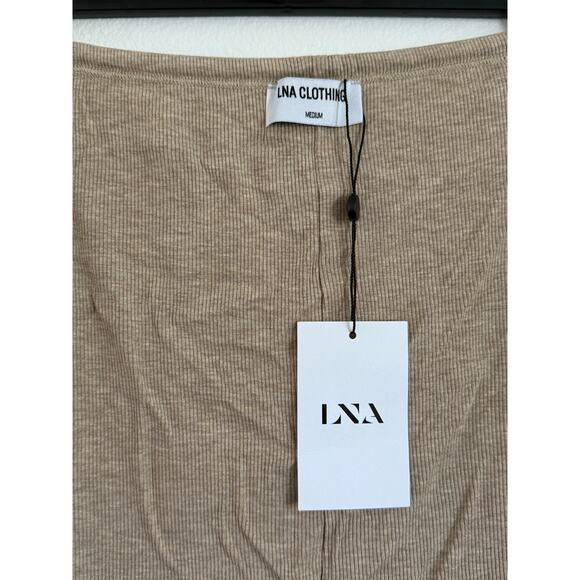 LNA Steph Rib Midi Skirt Medium - Picture 9 of 13